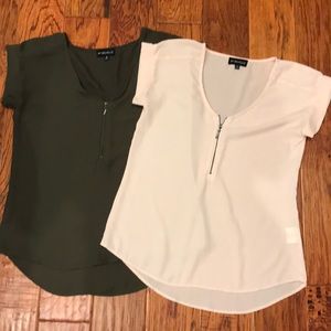 ❌SOLD❌Green and pink tops!